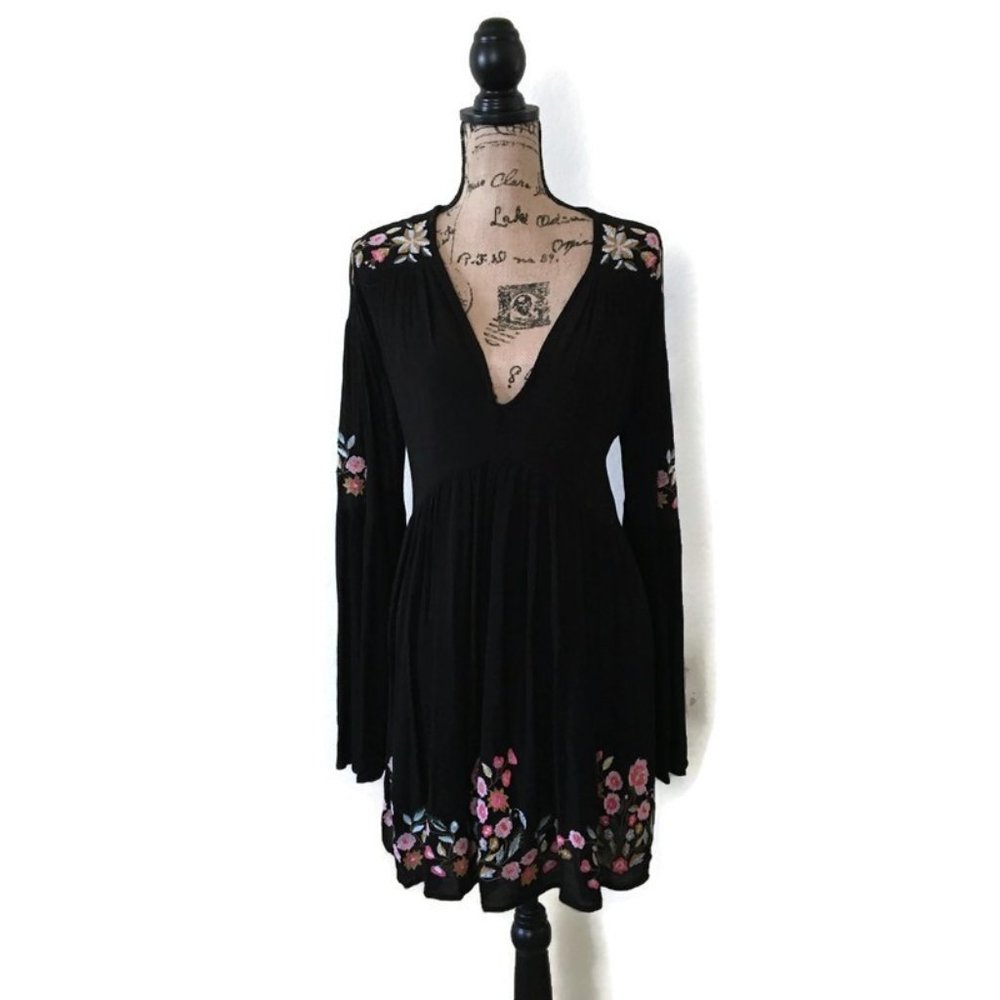 Free People Embroidered Tunic/Dress  NWT